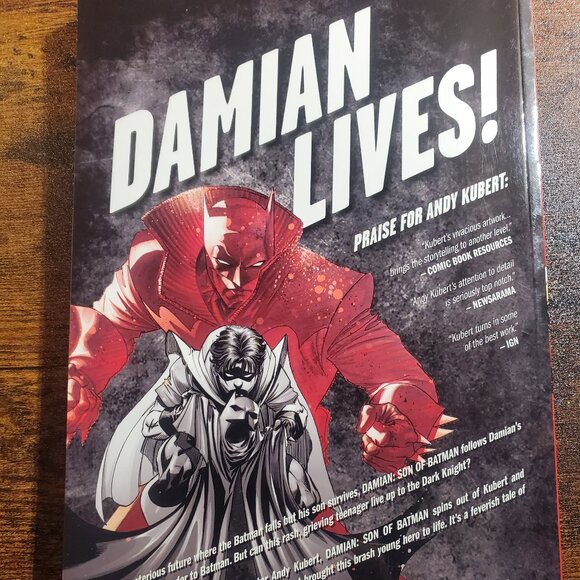 DAMIAN SON OF BATMAN DC Comics Graphic Novel TPB Soft Paperback Andy Kubert - Picture 2 of 2